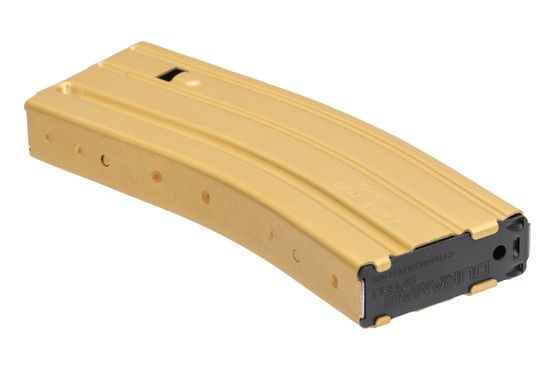 DURAMAG Aluminum 5.56 AR-15 Magazine in Desert Gold is made from 6061-T6 aluminum